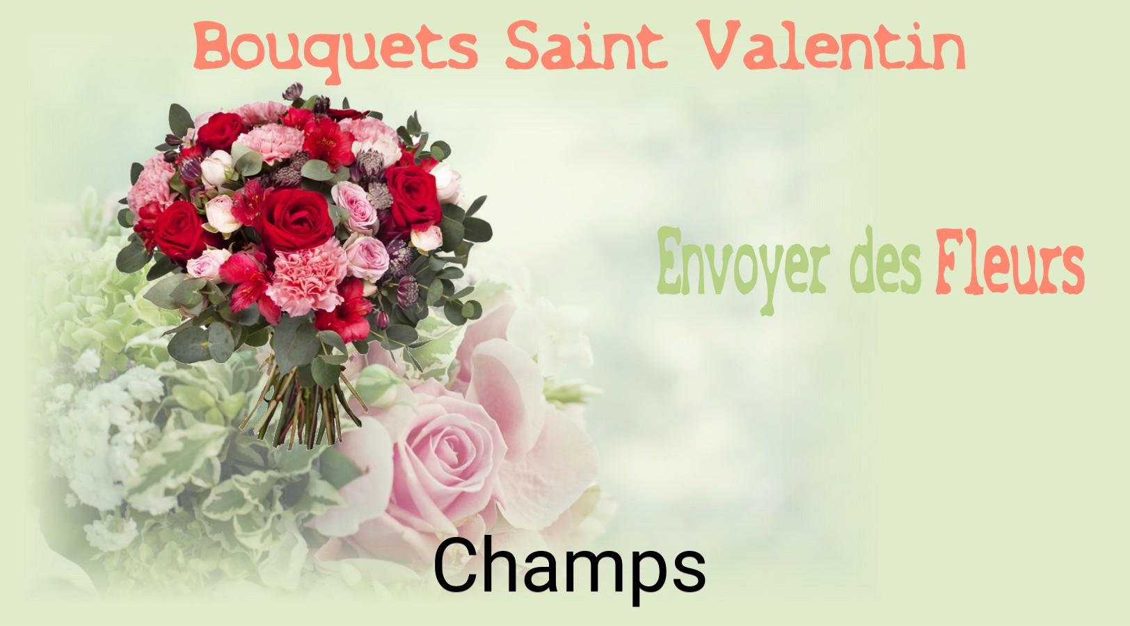 Roses de Saint-Valentin livrées à Champs